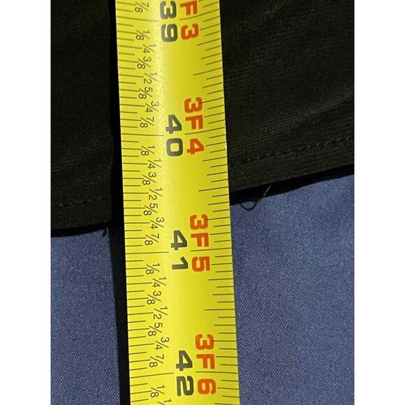 R&M Richards Dress Womens 22W Black Sleeveless Beaded Ruched Formal Gown Evening - Picture 4 of 9